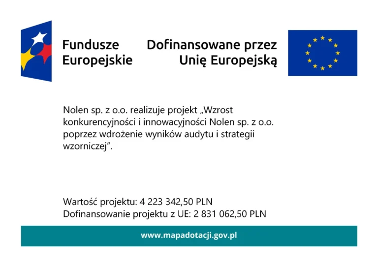 NOLEN Plakat dotacje UE